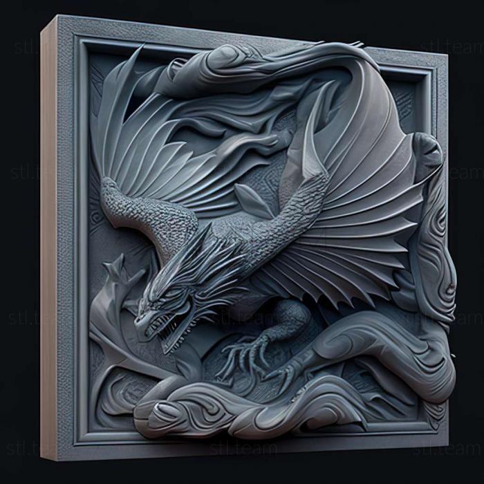 3D модель Гра Престолів Епізод Шоста Гра Крижаний Дракон (STL)